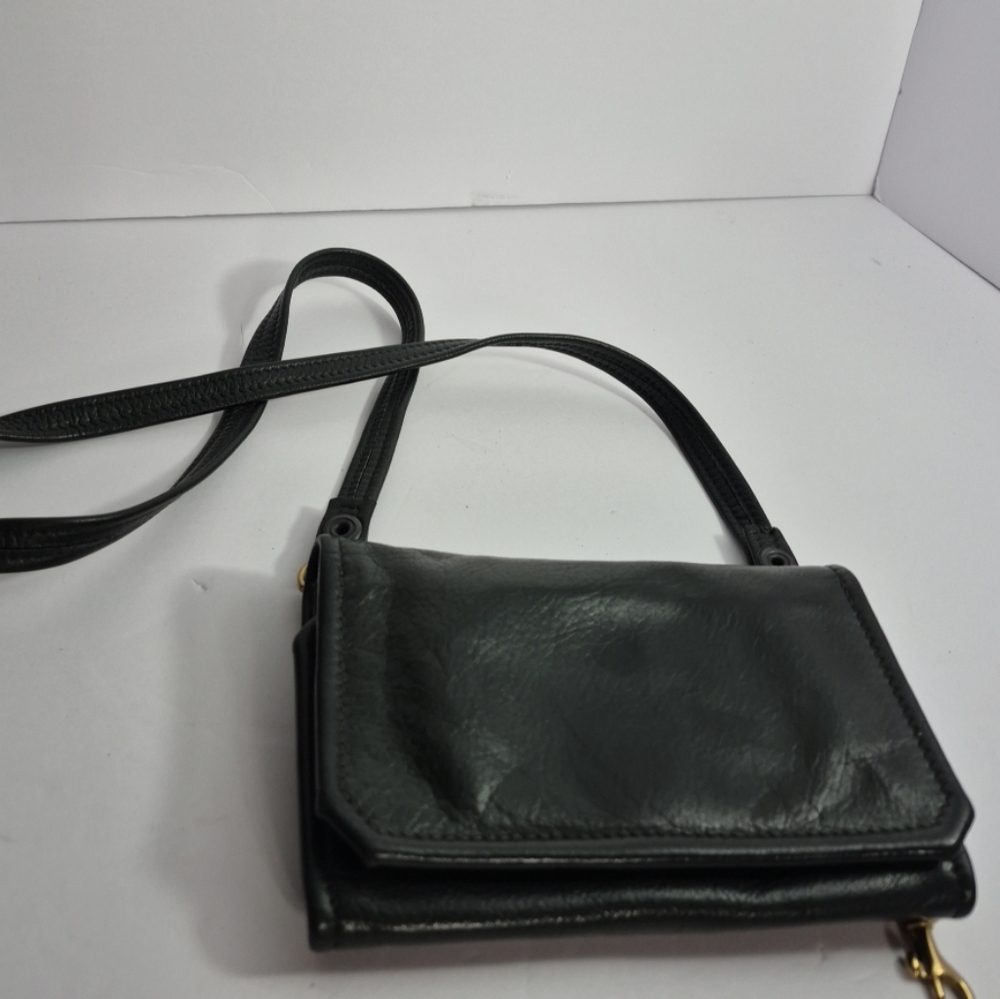 Blue Moon Originals Leather Crossbody Bag Teal  Green